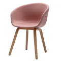 Modern Simple Design Optional Color Leisure Wooden Chair